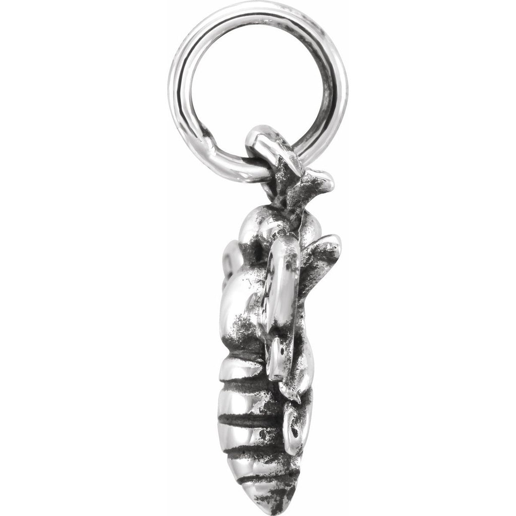 Sterling Silver Honey Bee Charm/Pendant