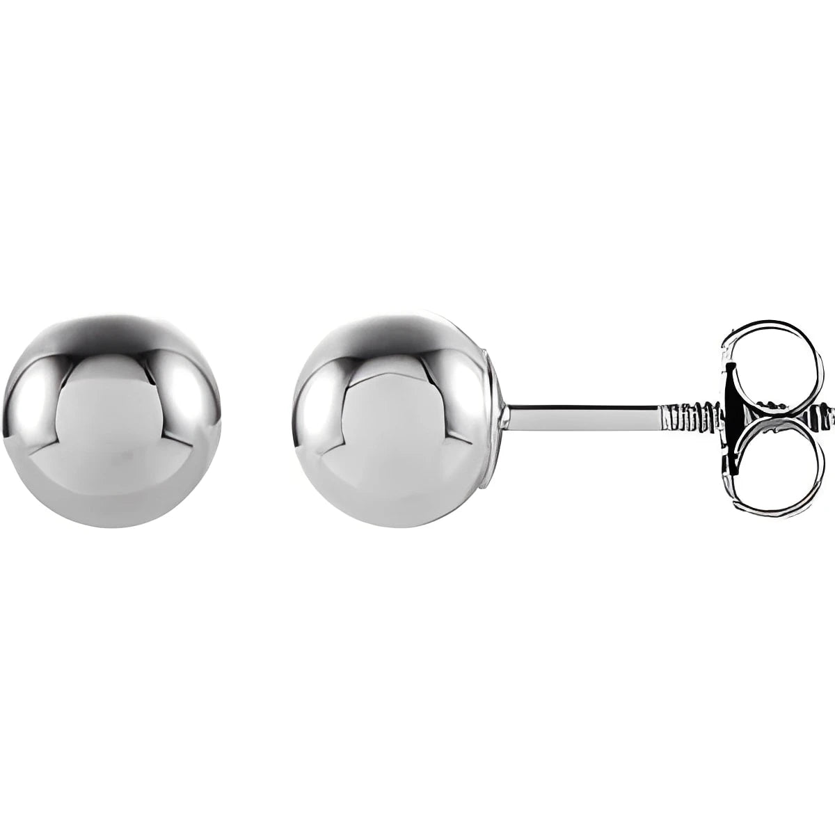 14K Yellow Gold 8 mm Ball Earrings