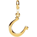 14K Yellow Gold Horseshoe Charm/Pendant