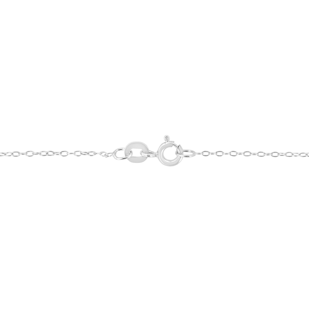 14K Gold 1/4 Cttw Round-Cut Graduating Diamond Open Circle Hoop 18" Pendant Necklace (J-K Color, I1-I2 Clarity)