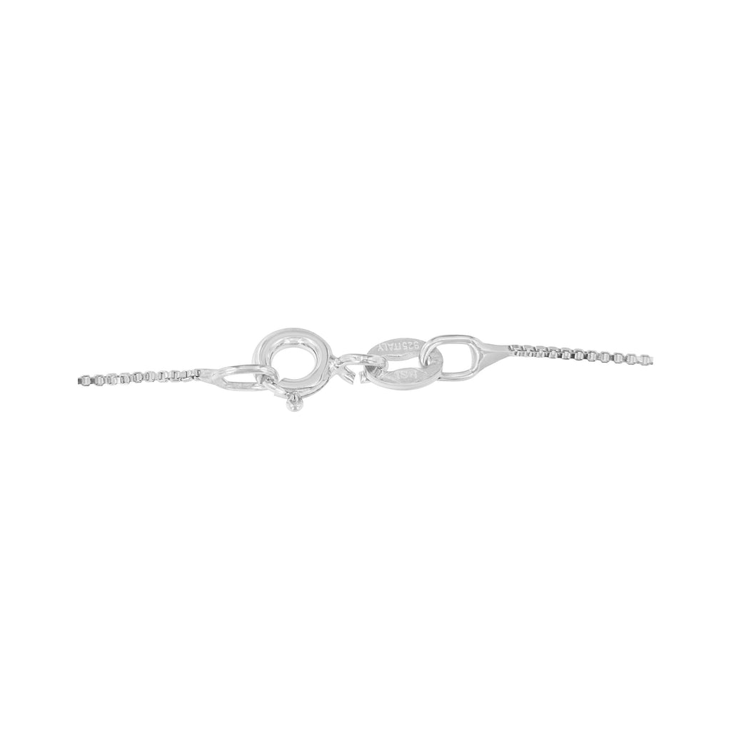 .925 Sterling Silver 1/10 cttw Diamond Heart Pendant Necklace (I-J, I3)