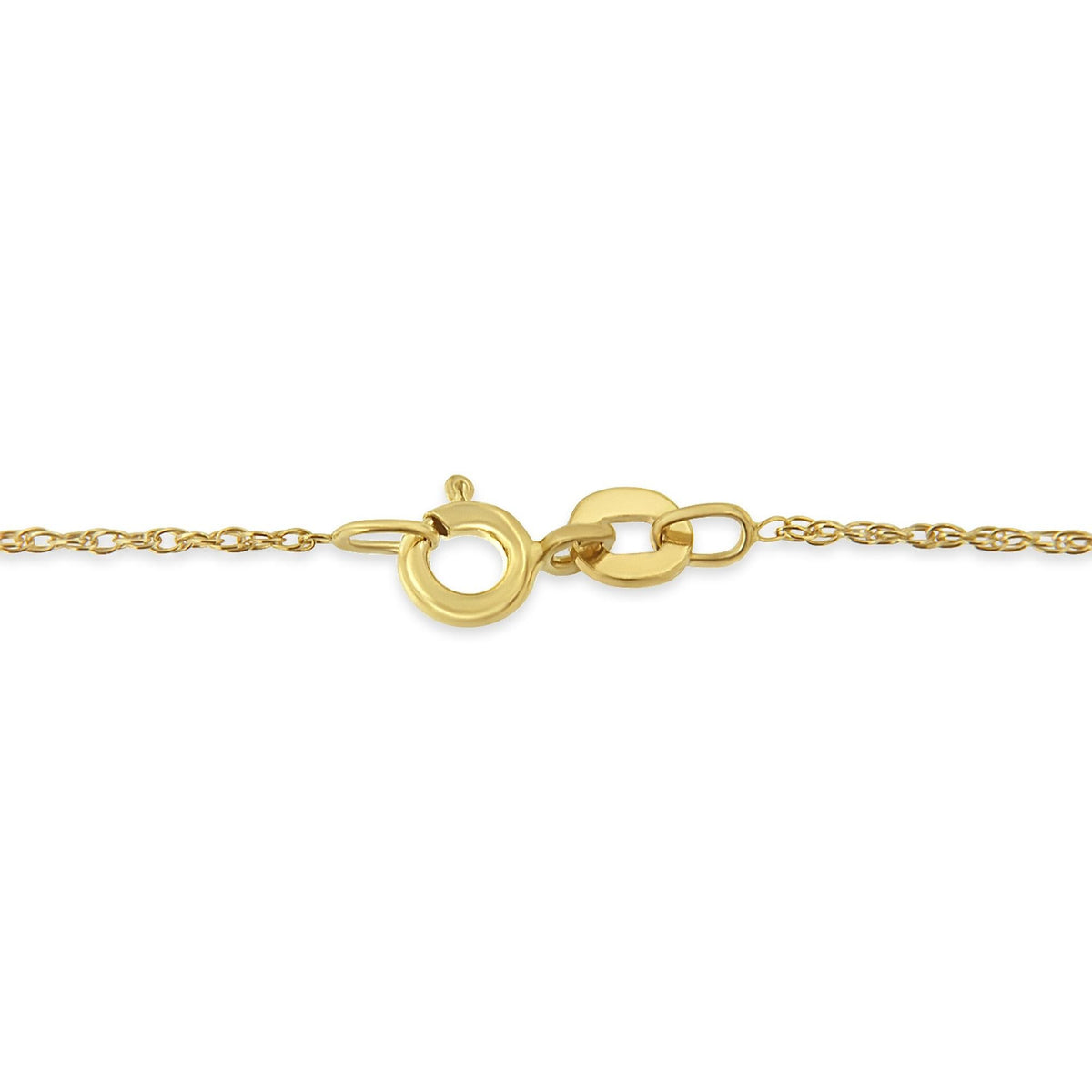 14K Yellow Gold Plated .925 Sterling Silver Miracle Set Diamond Accent Cross 18" Pendant Necklace (H-I Color, I2 Clarity)
