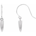 Sterling Silver Geometric Dangle Earrings