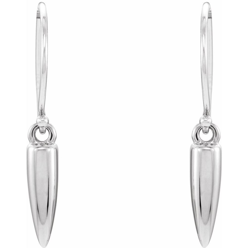 Sterling Silver Geometric Dangle Earrings