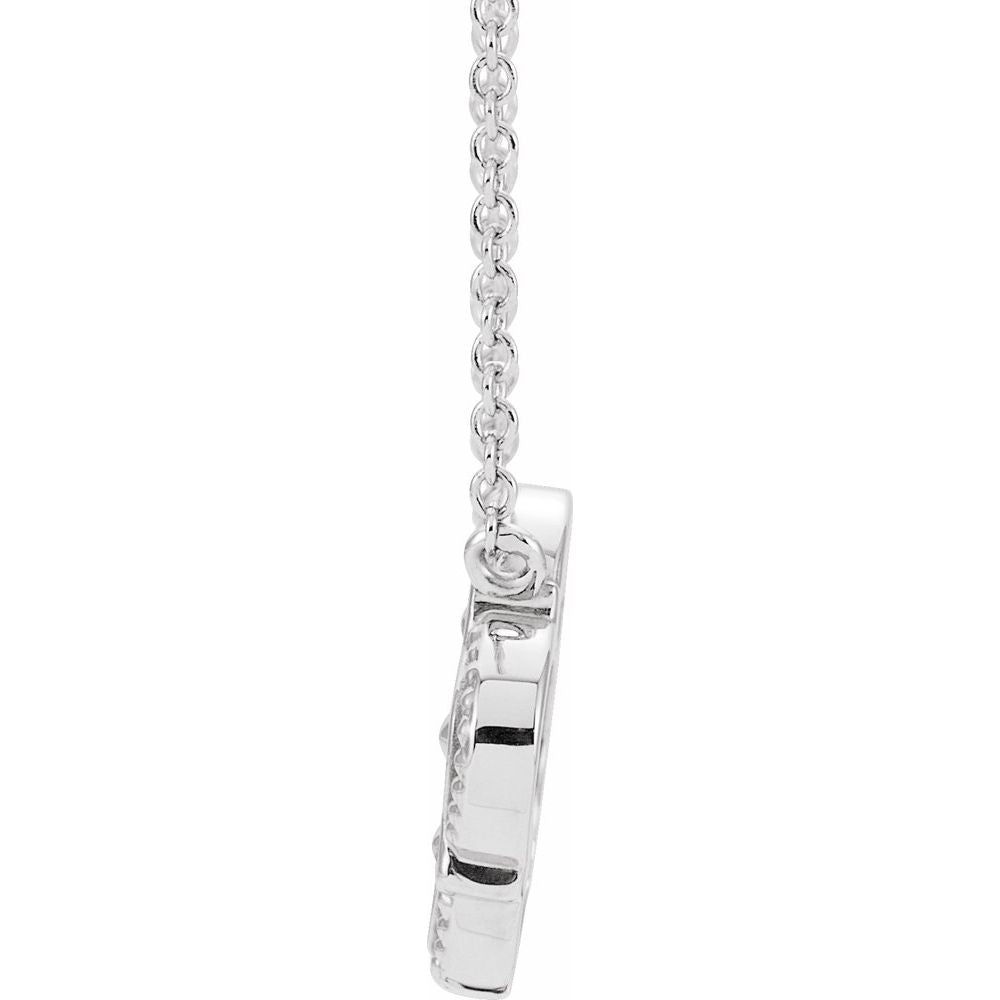 Sterling Silver Vintage-Inspired Clover 18" Necklace