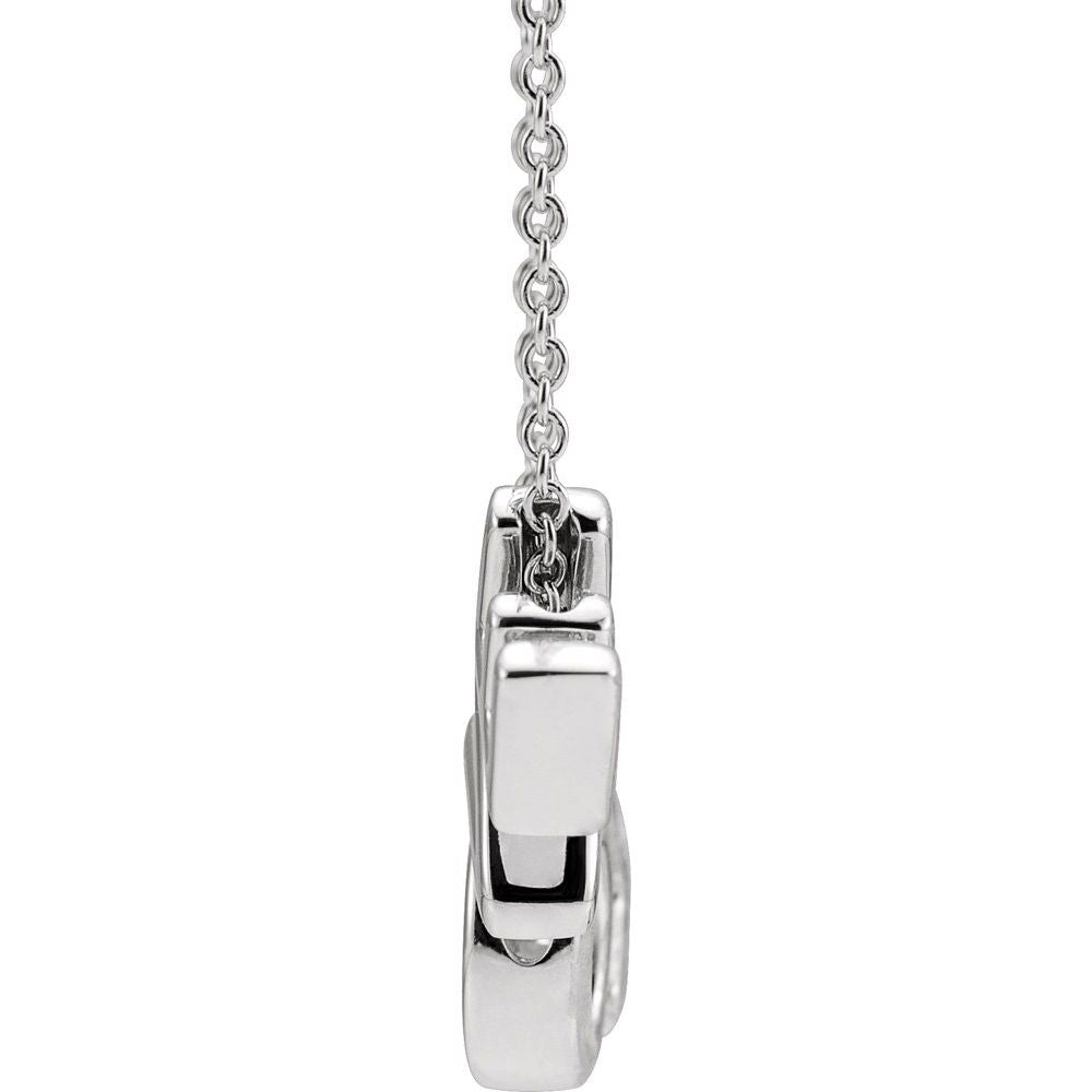 Sterling Silver Love 16-18" Necklace