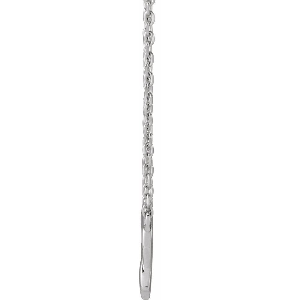 Sterling Silver Celtic-Inspired 16-18" Necklace
