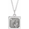 Sterling Silver Desert 16-18" Necklace