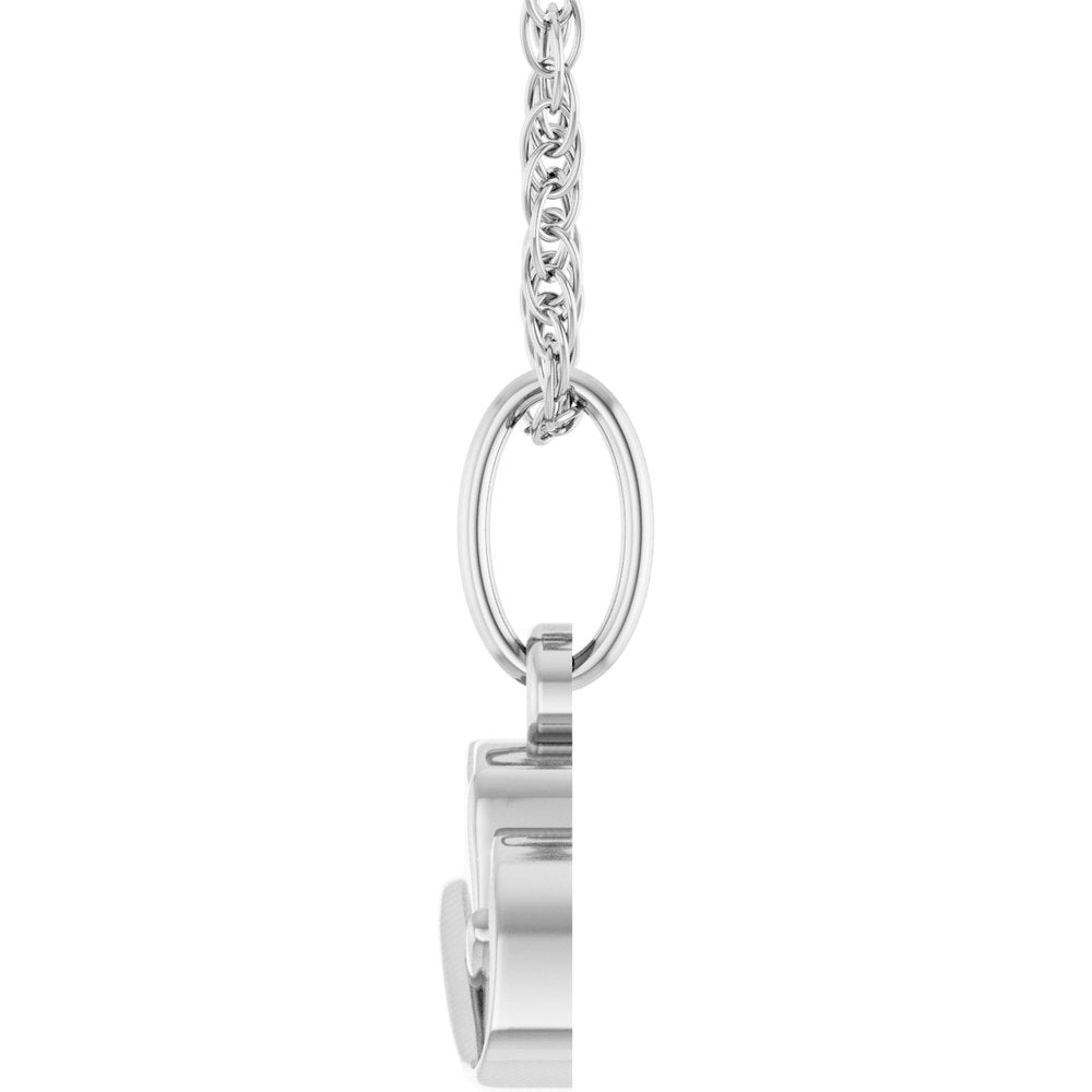 Sterling Silver Cowboy Hat 18" Necklace