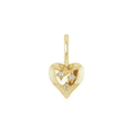 14K Yellow Gold .01 CTW Natural Diamond Heart Charm/Pendant