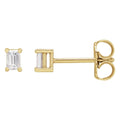 14K Yellow Gold .08 CTW Natural Diamond Stud Earrings