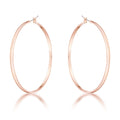 55mm Rose Gold Plated Classic Hoop Earrings
