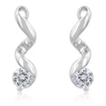 Solitaire Drop Earrings