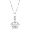 Tabitha 0.5 ct Crown Pendant