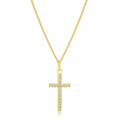 Simple Golden Cross Pendant