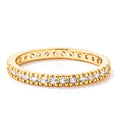 18k Gold Plated Simple Eternity Band