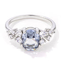 2.95ct. Captivating Grey CZ Engagement Ring