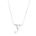 Pave Initial Y Pendant